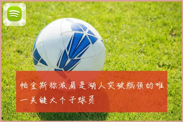 帕金斯称浓眉是湖人突破瓶颈的唯一关键大个子球员